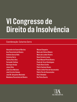 cover image of VI Congresso de Direito da Insolvência